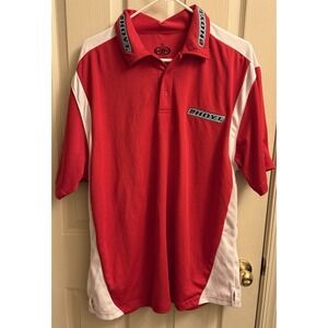 Team‎ Hoyt Archery Sponsorship Polo Shirt XL Red White EUC
